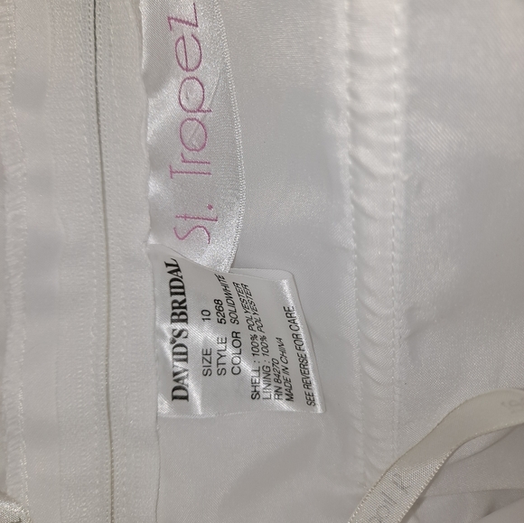 David's bridal wedding dress size 5 - 7 - Picture 10 of 15